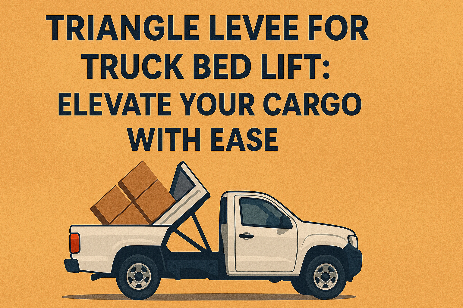 Triangle Levee for Truck Bed Lift